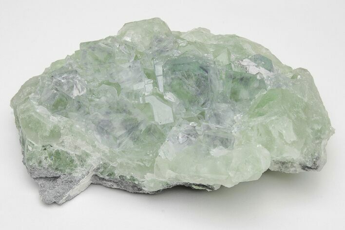 Glassy, Green-Purple Cubic Fluorite Cluster - China #205567